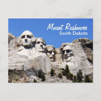 Mount Rushmore South Dakota Postcard