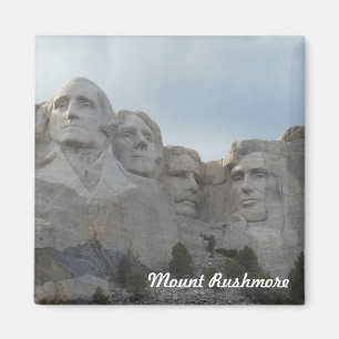 Mount Rushmore Square Magnet