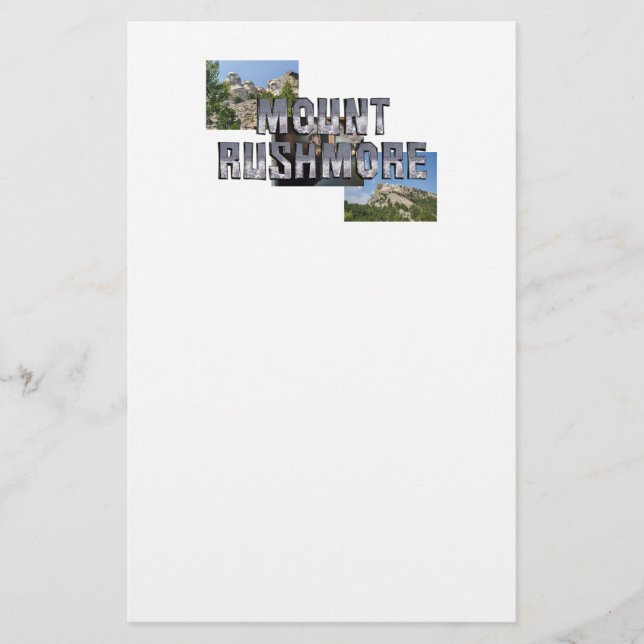 Mount Rushmore Stationery (Front)