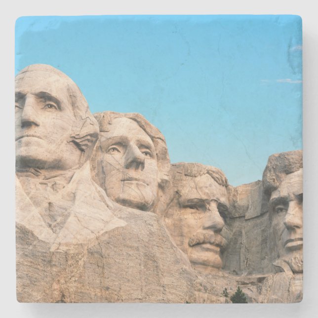 MOUNT RUSHMORE STONE COASTER (Front)