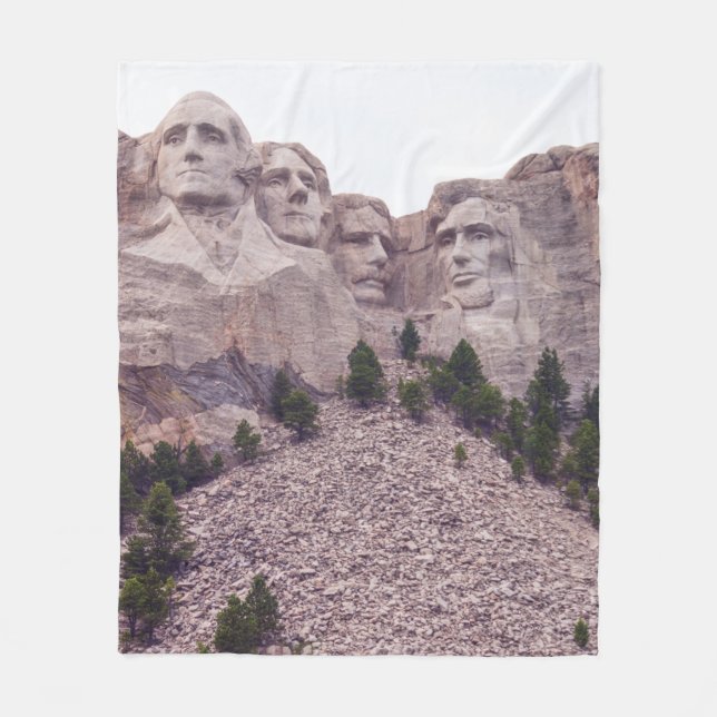 Mount Rushmore's Four Fleece Blanket (Front)