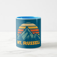 Mount Russell California Retro Turquoise