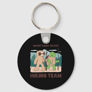 Mount Saint Helens Hiking Team Climbing Expedition Keychain