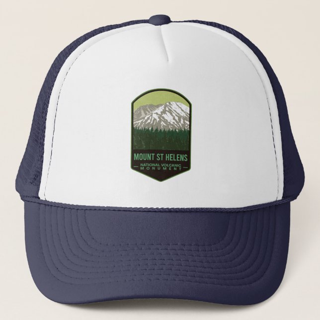 Mount Saint Helens National Volcanic Monument Trucker Hat (Front)