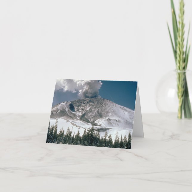 Mount Saint Helens - Pre-Eruption Card (Front)