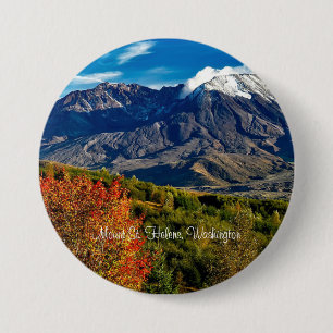 Mount Saint Helens, Washington 3 Inch Round Button