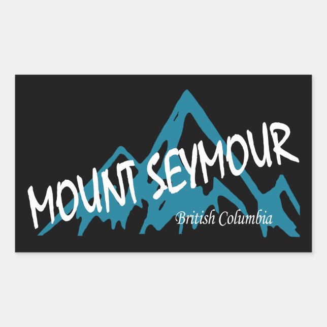 Mount Seymour Mountains Sticker (Front)