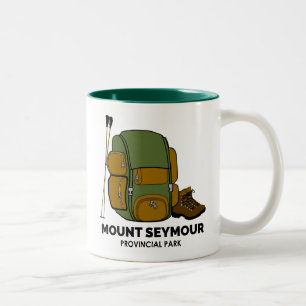 Mount Seymour Provincial Park Backpack Two-Tone Coffee Mug