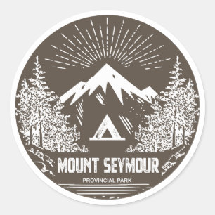 Mount Seymour Provincial Park Classic Round Sticker