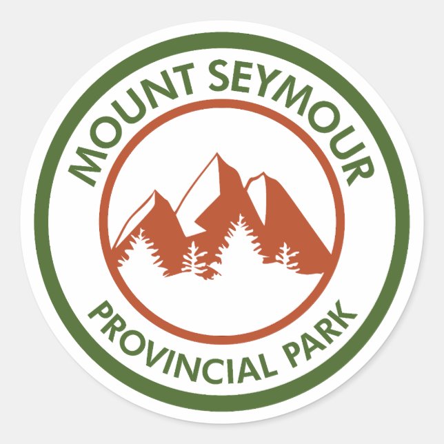 Mount Seymour Provincial Park Classic Round Sticker (Front)