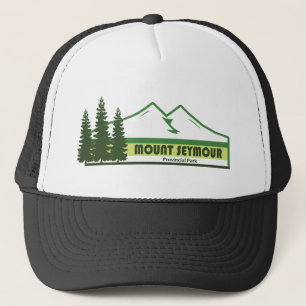 Mount Seymour Provincial Park Green Stripes Trucker Hat