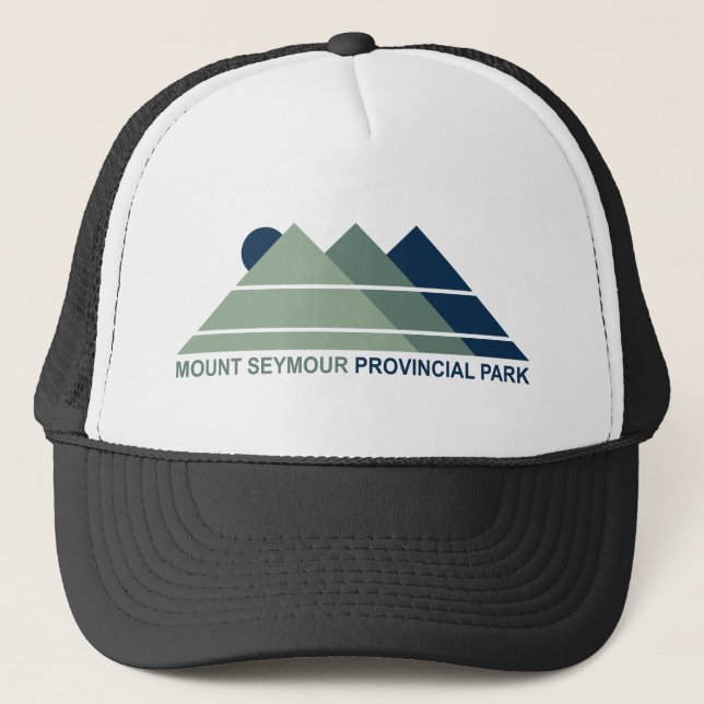 Mount Seymour Provincial Park Mountain Sun Trucker Hat (Front)