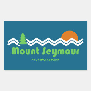 Mount Seymour Provincial Park Retro Sticker