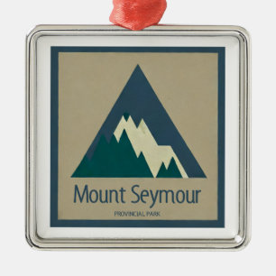 Mount Seymour Provincial Park Rustic Metal Ornament