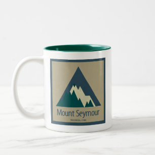 Mount Seymour Provincial Park Rustic Two-Tone Coffee Mug