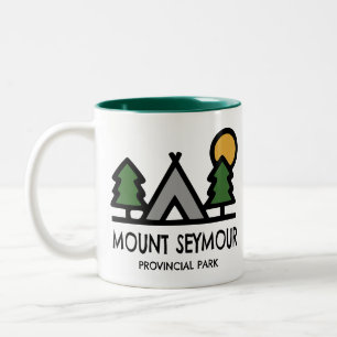 Mount Seymour Provincial Park Two-Tone Coffee Mug