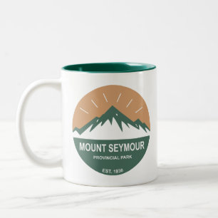 Mount Seymour Provincial Park Two-Tone Coffee Mug