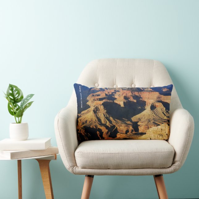 Mount Sharp on Planet Mars Photo Lumbar Pillow (Chair)