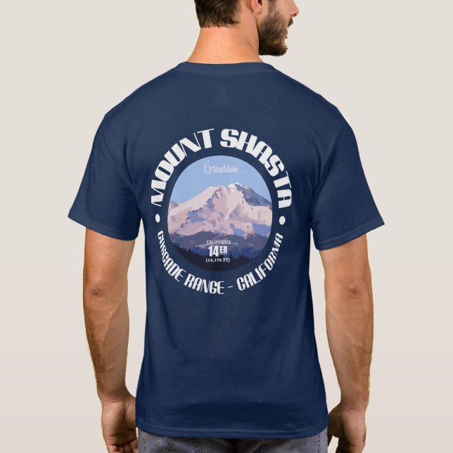 Mount Shasta (C) T-Shirt (Back)
