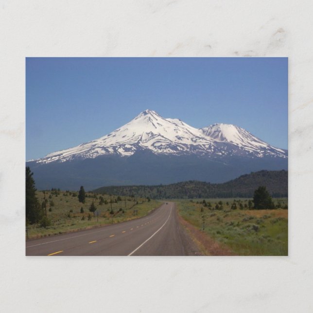 Mount Shasta, California Postcard (Front)