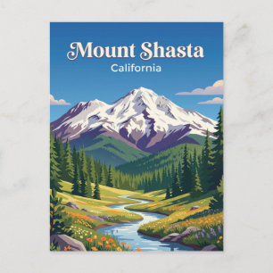 Mount Shasta California Postcard