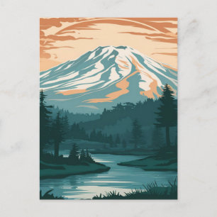 Mount Shasta California Postcard