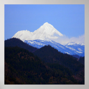 Mount  Shasta in Spring.... Poster