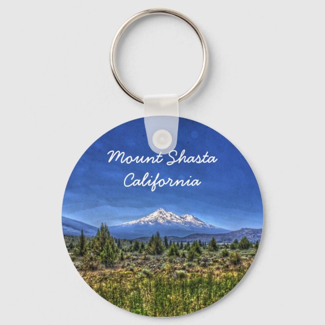 Mount Shasta Keychain (Front)
