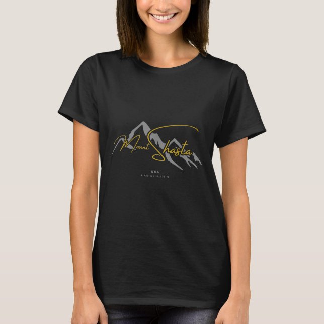 Mount shasta usa  T-Shirt (Front)