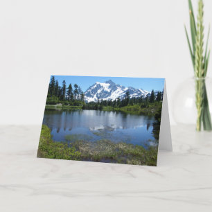 Mount Shuksan in the Summer Note Card, Blank Card