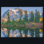 Mount Shuksan mirrored in Reflection Lake Magnet<br><div class="desc">Mount Shuksan is mirrored in Reflection Lake at Mount Baker NRA on an autumn afternoon in the North Cascades of Washington, Whatcom County, Washington, USA</div>