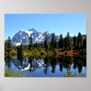 Mount Shuksan on a Sunny Day Poster