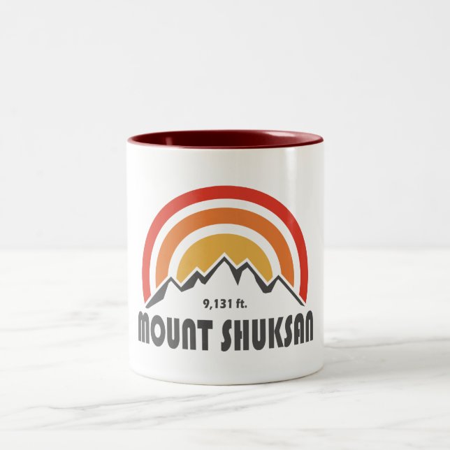 Mount Shuksan Two-Tone Coffee Mug (Center)