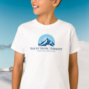 Mount Snow Vermont ski resort outfit kids T-Shirt