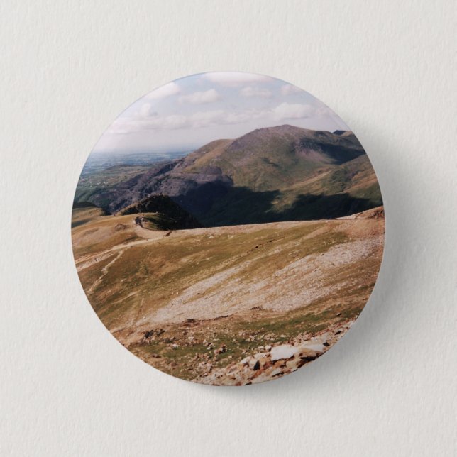 Mount Snowdon 2 Inch Round Button (Front)
