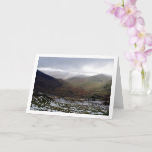 Mount Snowdon Landscape, Wales Card
