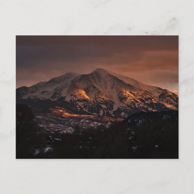 Mount Sopris - Carbondale, CO. Postcard (Front)