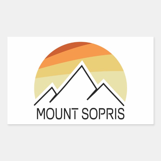 Mount Sopris Retro Sticker (Front)