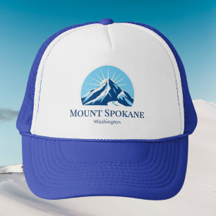 Mount Spokane Washington ski resort outfit cap