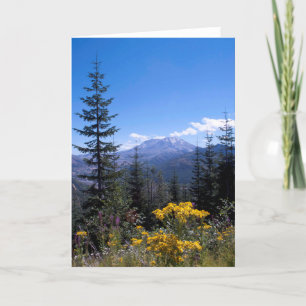 Mount St Helens - Carte d'art encadrée