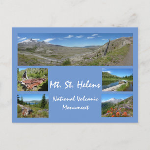 Mount St Helens Collage 2 Postcard