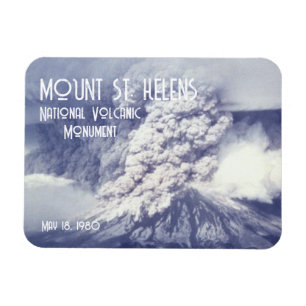 Mount St. Helens Eruption Magnet