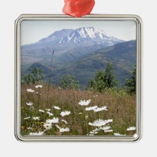 Mount St. Helens Metal Ornament