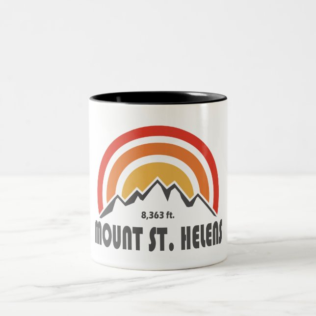 Mount St. Helens Two-Tone Coffee Mug (Center)