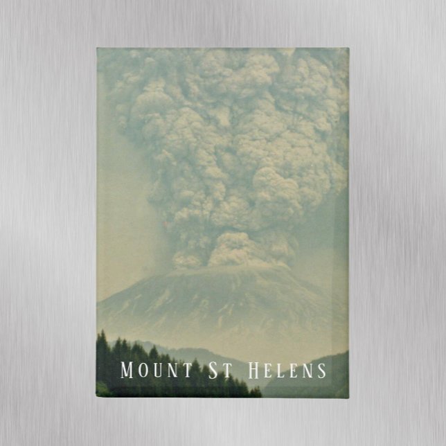 Mount St Helens Volcanic Eruption Magnet (In Situ Fridge)