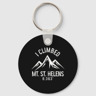 Mount St Helens Washington Mountain Climbing Summi Keychain