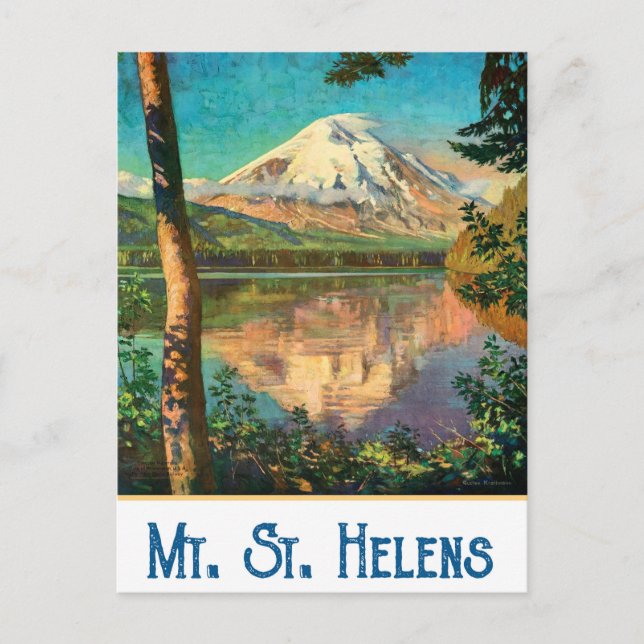 Mount St Helens, Washington  Postcard (Front)