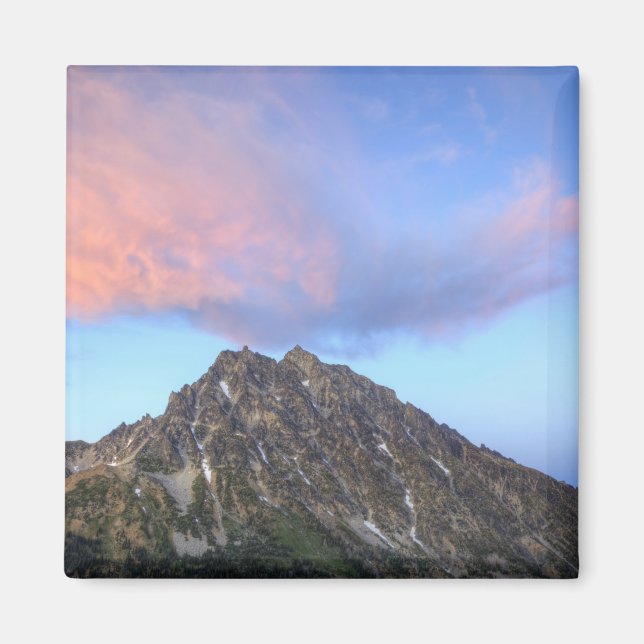 Mount Stuart, at sunset Magnet (Front)