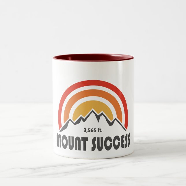 Mount Success New Hampshire Two-Tone Coffee Mug (Center)