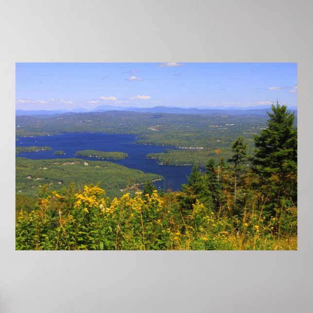 Mount Sunapee Lake Sunapee View Poster (Front)